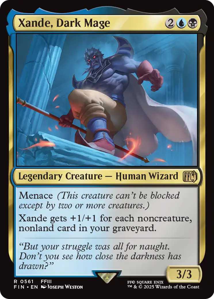 Xande, Dark Mage (FIN-561) - FINAL FANTASY