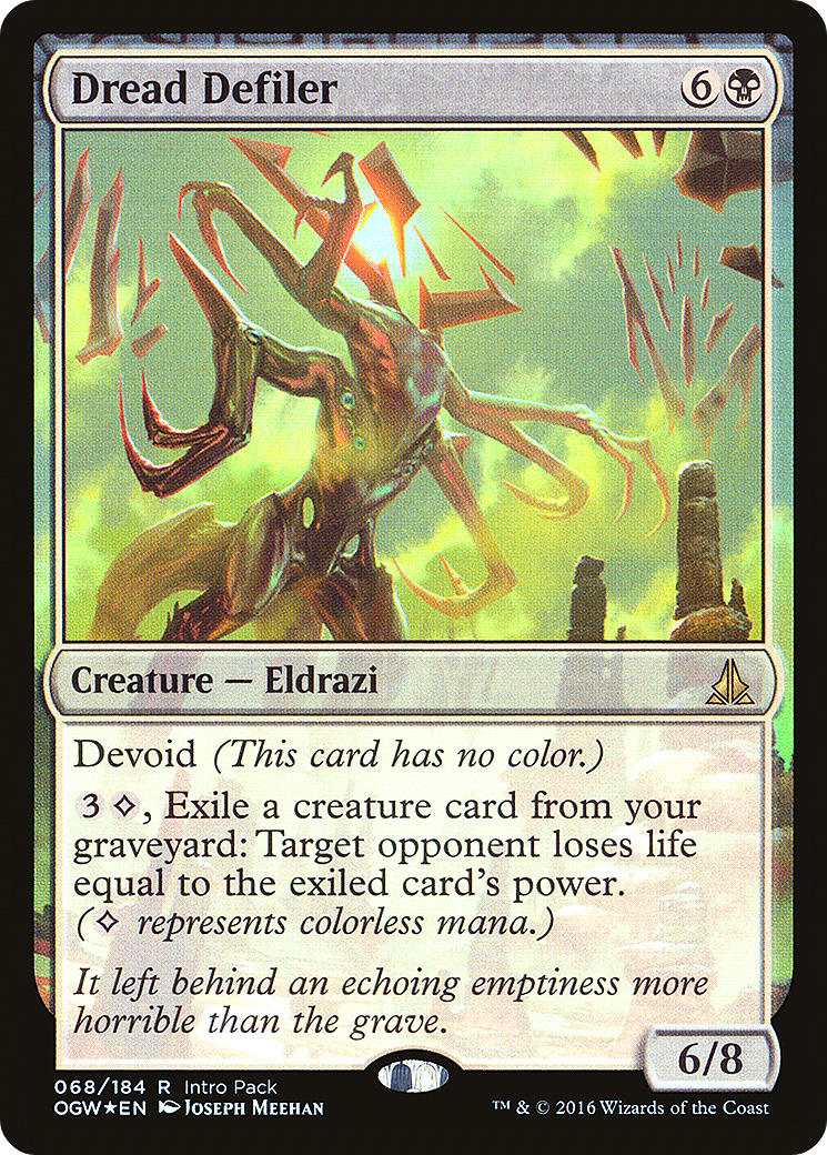 Dread Defiler (UMP-068) - Oath of the Gatewatch Promos: (devoid) Foil