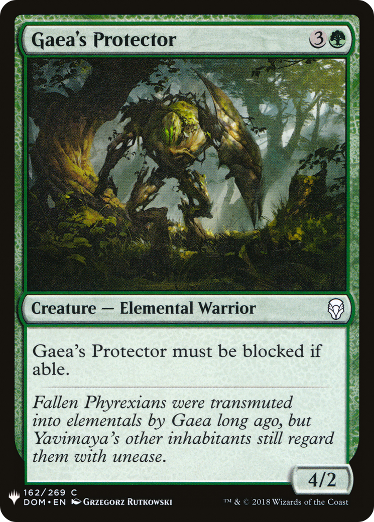 Gaea's Protector (LIST-162) - The List