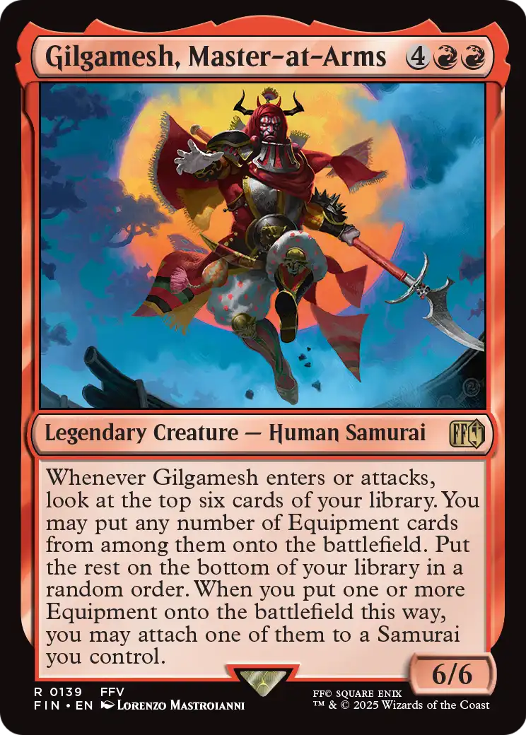 Gilgamesh, Master-at-Arms (FIN-139) - FINAL FANTASY Foil