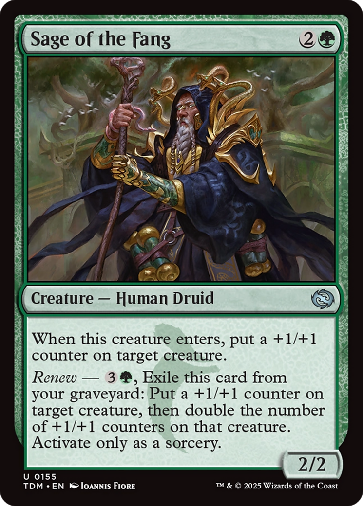Sage of the Fang (TDM-155) - Tarkir: Dragonstorm