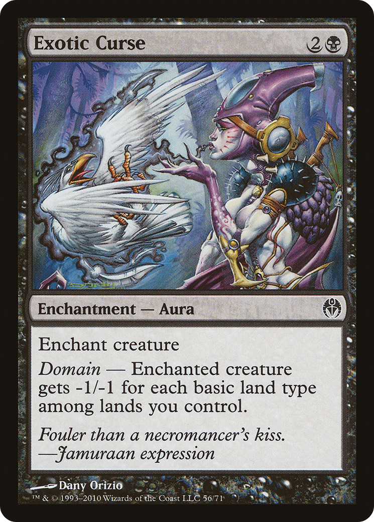 Exotic Curse (DDE-056) - Duel Decks: Phyrexia vs. the Coalition