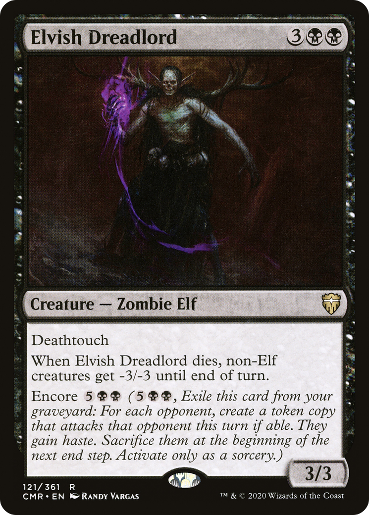 Elvish Dreadlord (CMR-121) - Commander Legends