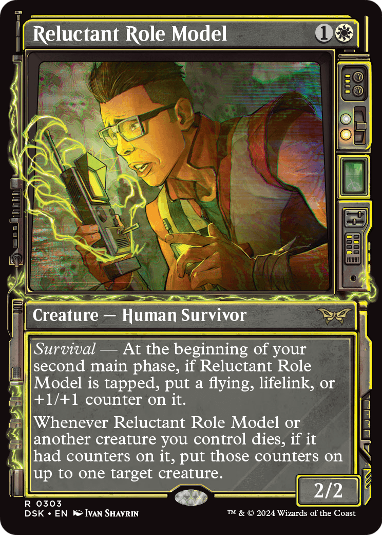 Reluctant Role Model (Showcase) (DSK-303) - Duskmourn: House of Horror: (Showcase)