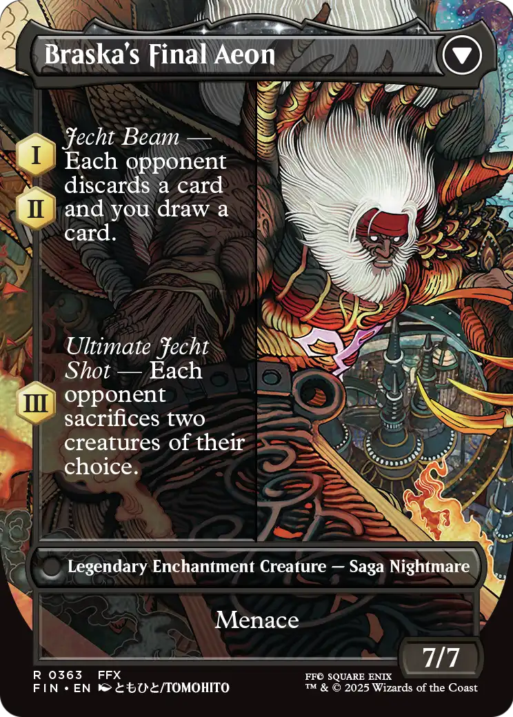Jecht, Reluctant Guardian (Borderless) (FIN-363) - FINAL FANTASY: (enchantment) Foil