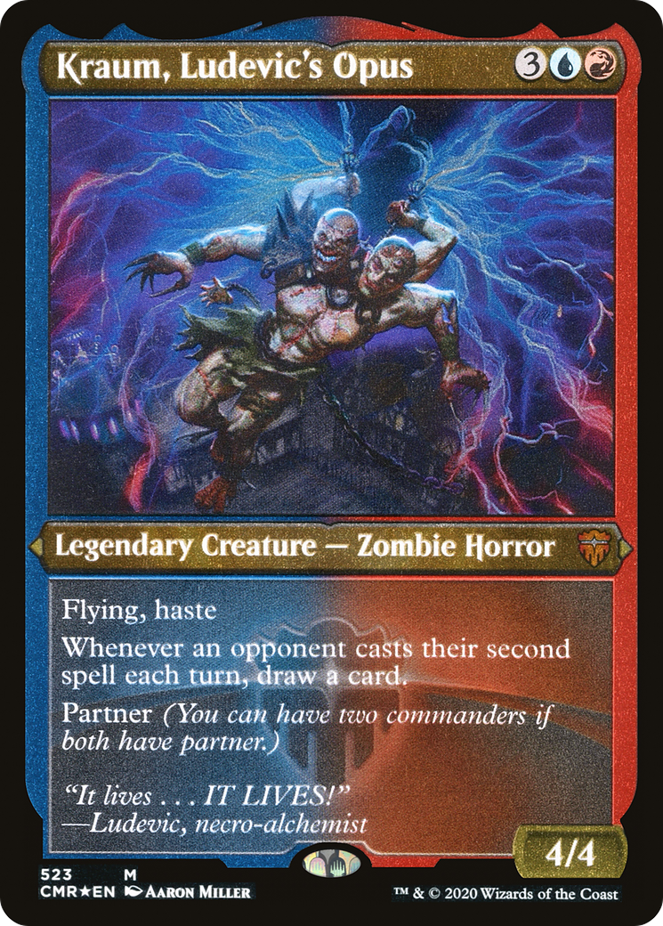 Kraum, Ludevic's Opus (Foil Etched) (CMR-523) - Commander Legends Foil