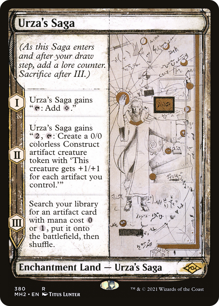 Urza's Saga (Showcase) (MH2-380) - Modern Horizons 2: (Showcase) Foil