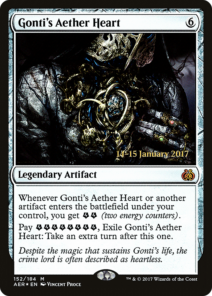 Gonti's Aether Heart (PRE-152) - Aether Revolt Promos Foil