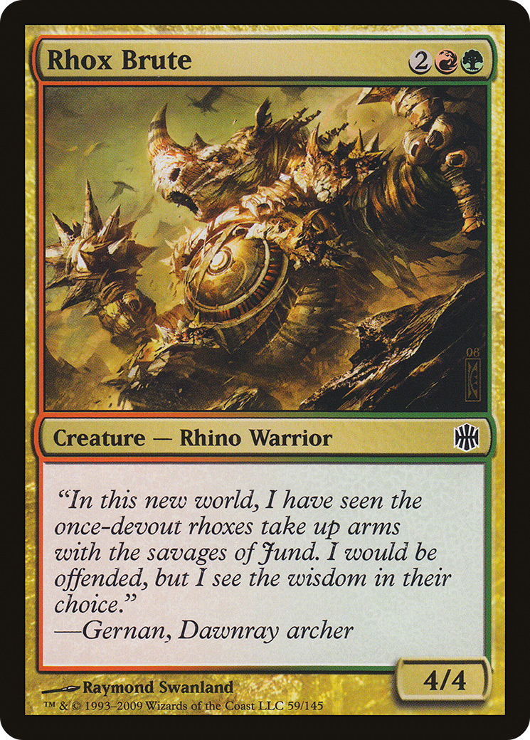 Rhox Brute (ARB-059) - Alara Reborn