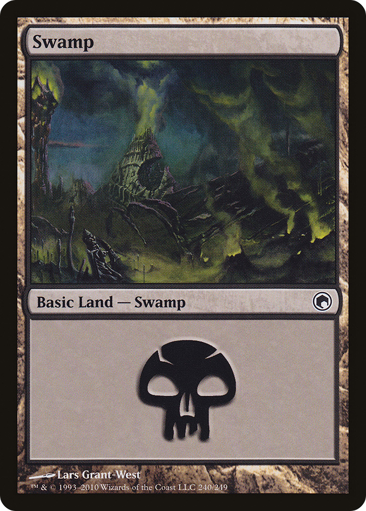 Swamp (240) (SOM-240) - Scars of Mirrodin