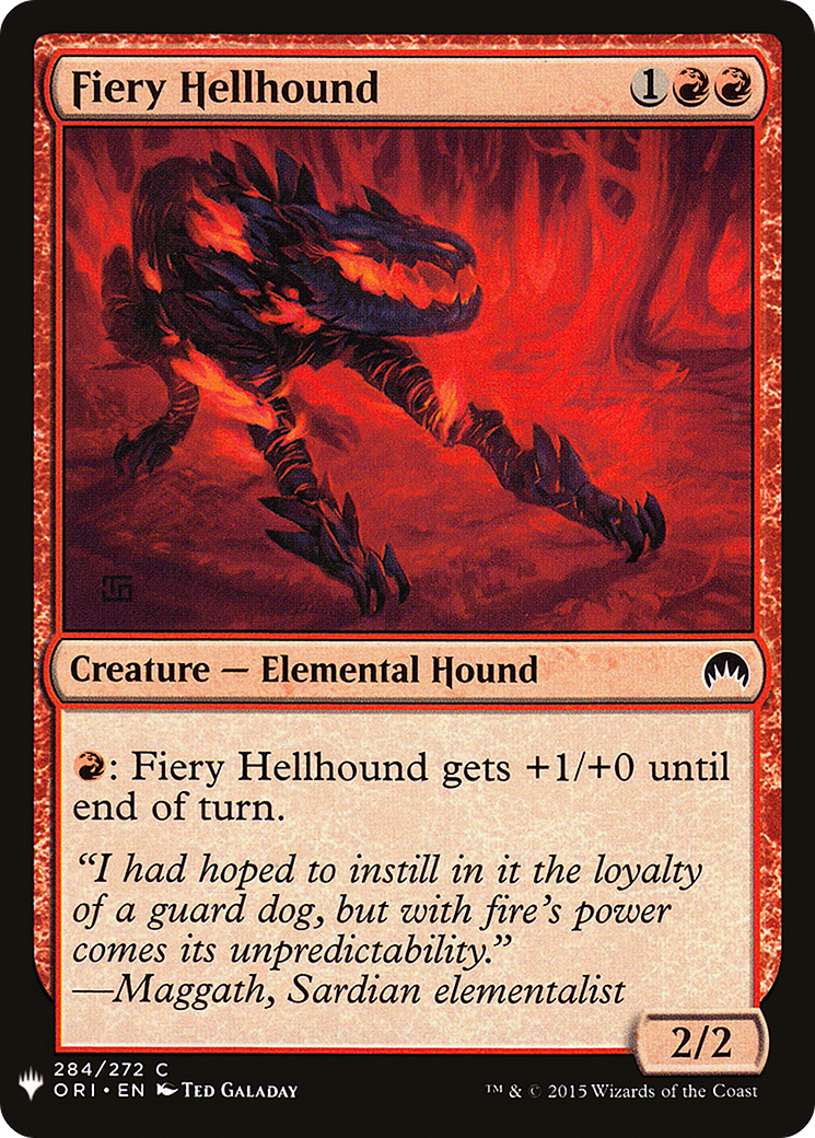 Fiery Hellhound (LIST-284) - The List