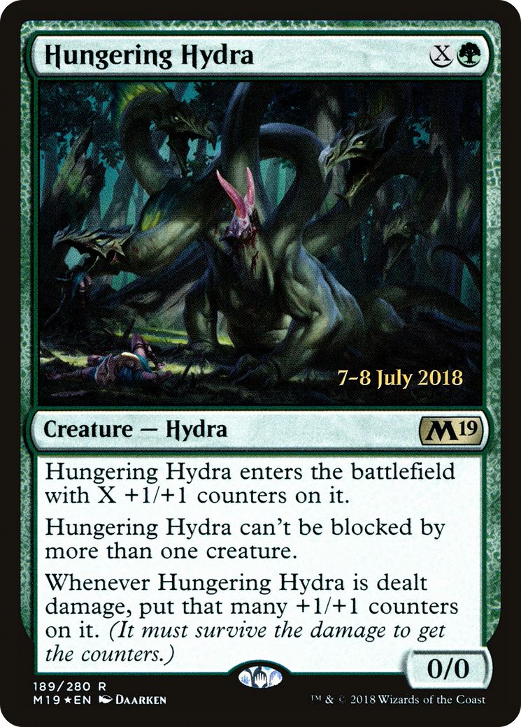 Hungering Hydra (PRE-189) - Core Set 2019 Promos Foil