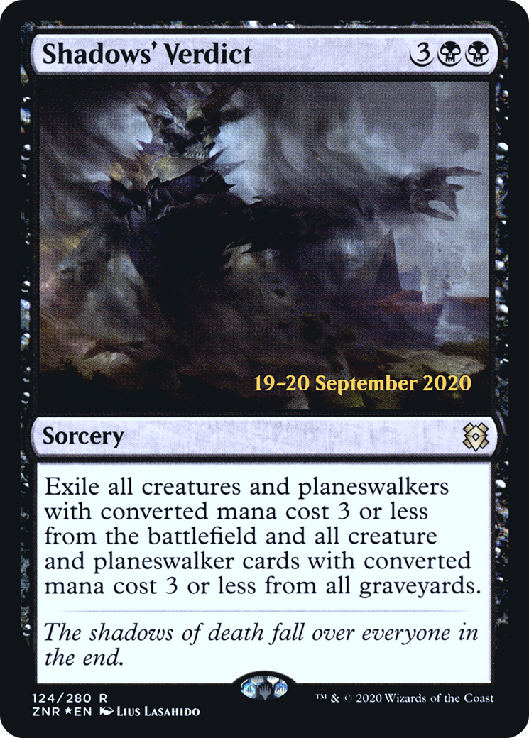Shadows' Verdict (PRE-124) - Zendikar Rising Promos Foil