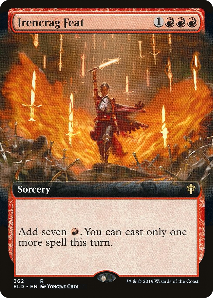 Irencrag Feat (Extended Art) (ELD-362) - Throne of Eldraine: (Extended Art) Foil