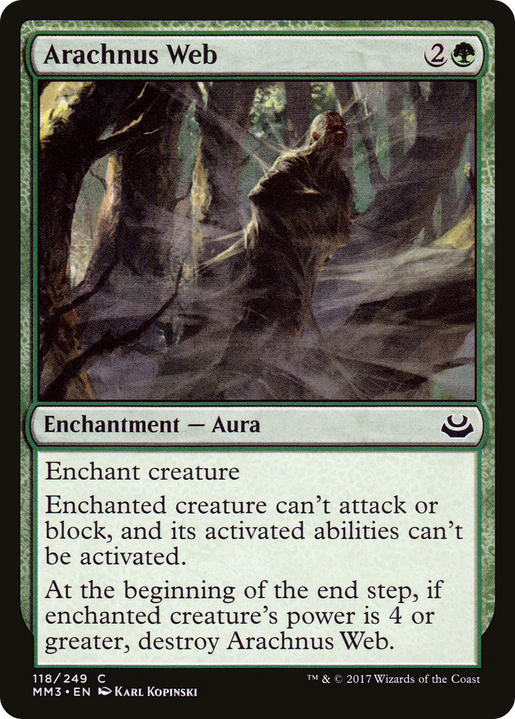 Arachnus Web (MM3-118) - Modern Masters 2017 Foil