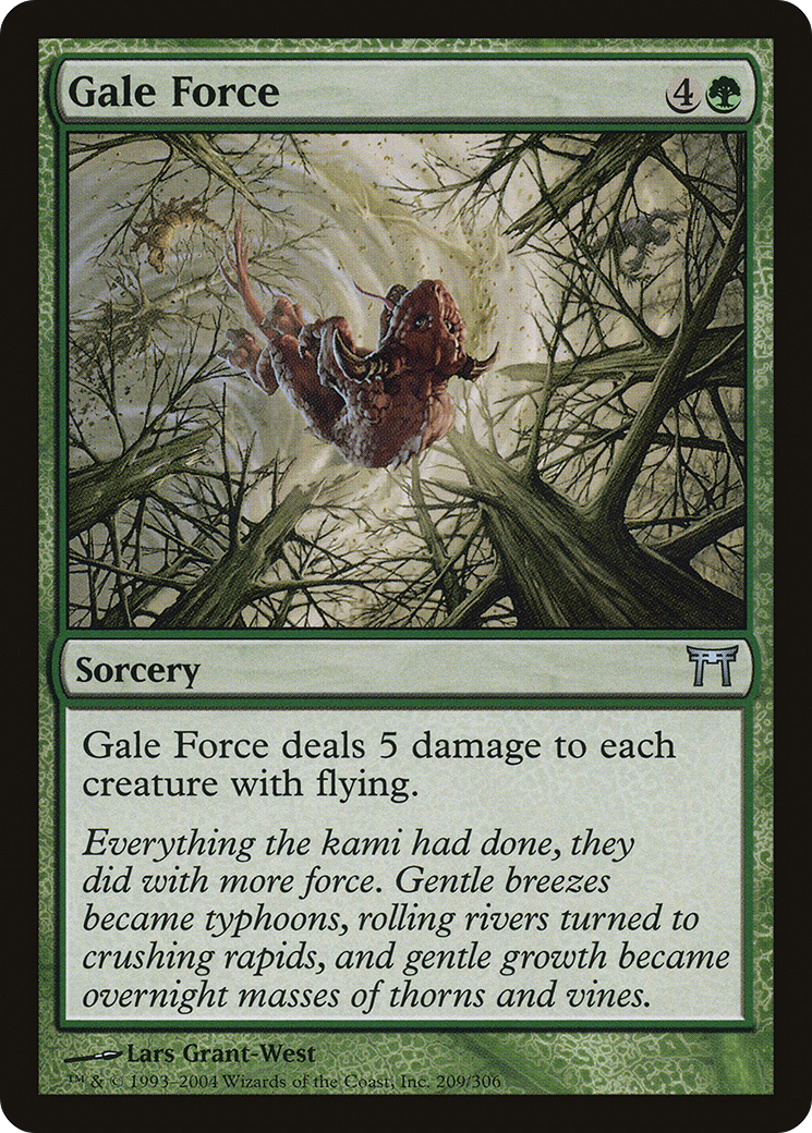 Gale Force (CHK-209) - Champions of Kamigawa Foil