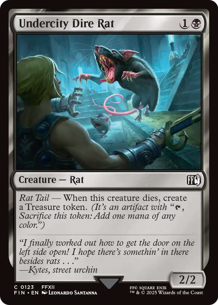 Undercity Dire Rat (FIN-123) - FINAL FANTASY