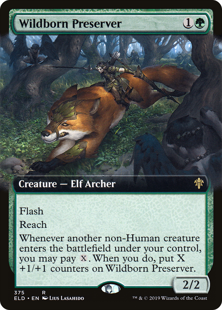 Wildborn Preserver (Extended Art) (ELD-375) - Throne of Eldraine: (Extended Art) Foil