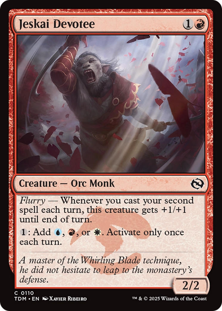 Jeskai Devotee (TDM-110) - Tarkir: Dragonstorm