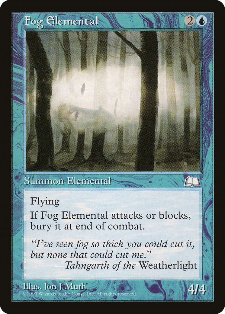Fog Elemental (WTH-) - Weatherlight