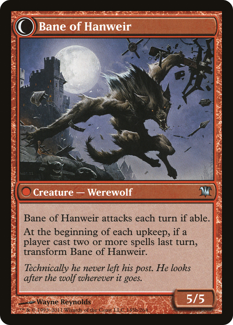 Hanweir Watchkeep (ISD-145) - Innistrad: (Double Faced Transform)