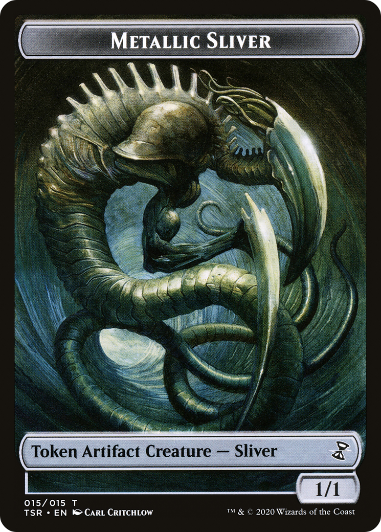 Metallic Sliver (TTSR-015) - Time Spiral Remastered Tokens