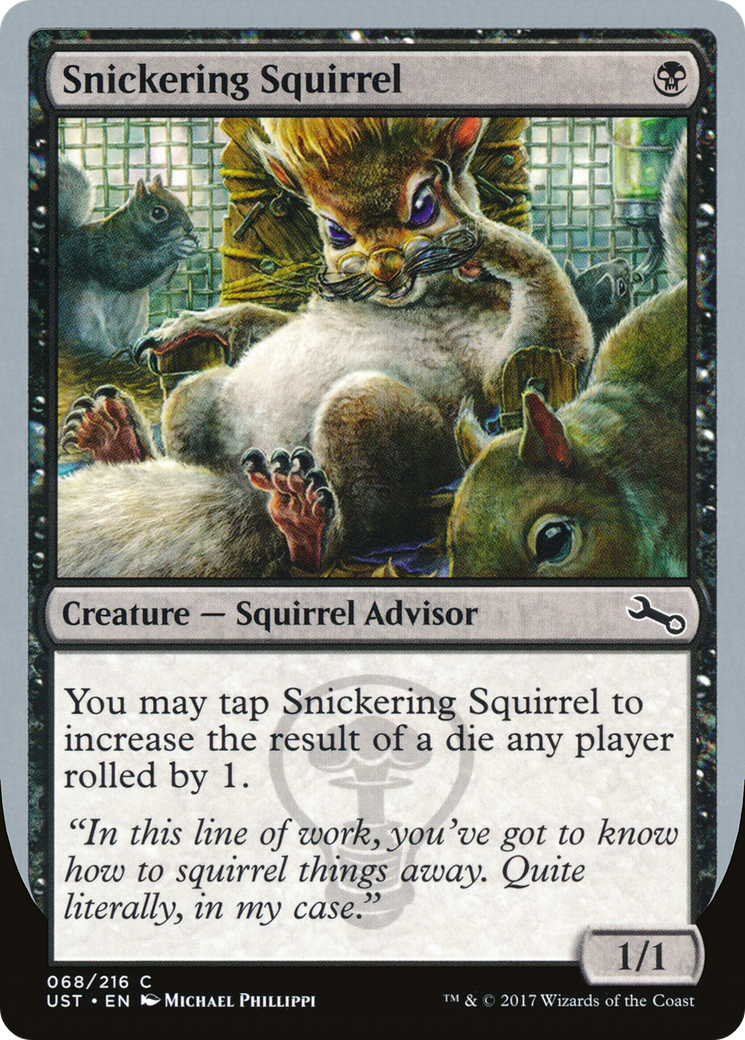 Snickering Squirrel (UST-068) - Unstable Foil