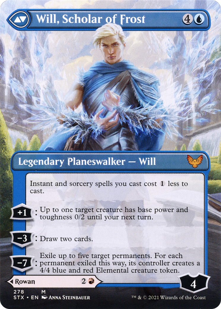 Rowan, Scholar of Sparks (Borderless) (STX-278) - Strixhaven: School of Mages