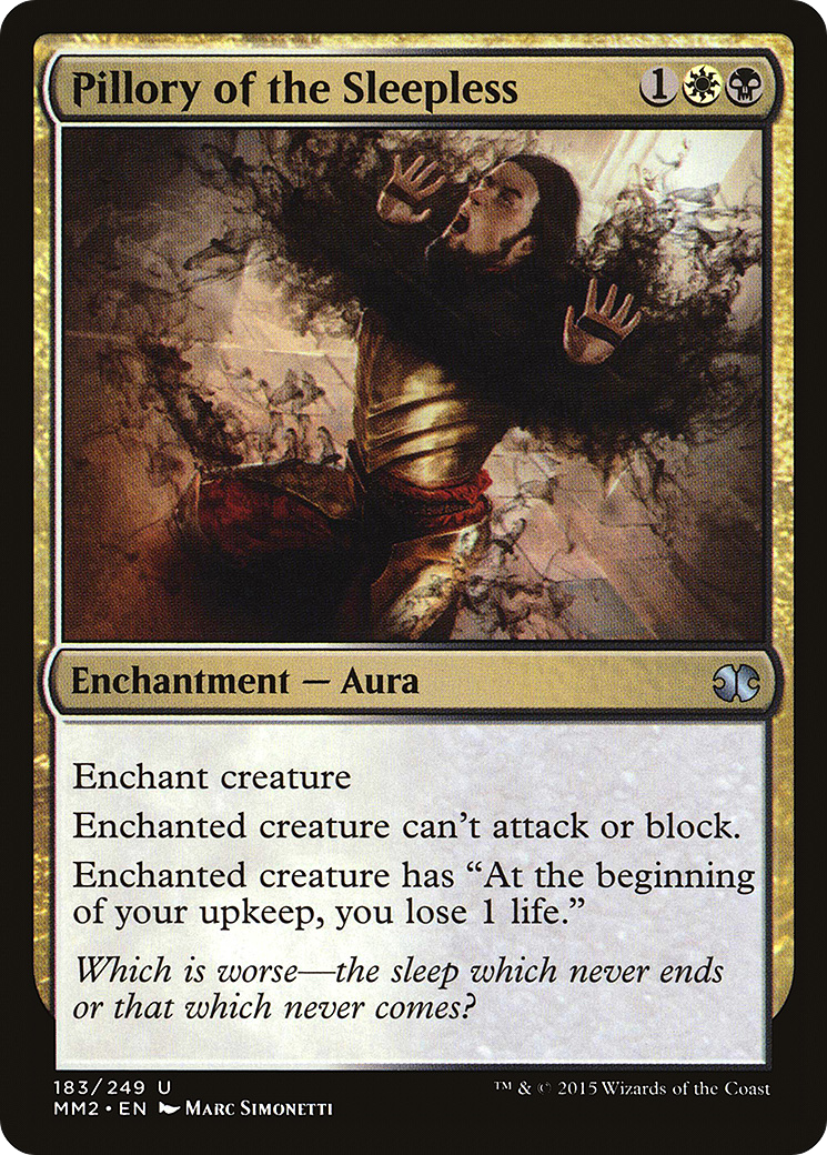Pillory of the Sleepless (MM2-183) - Modern Masters 2015