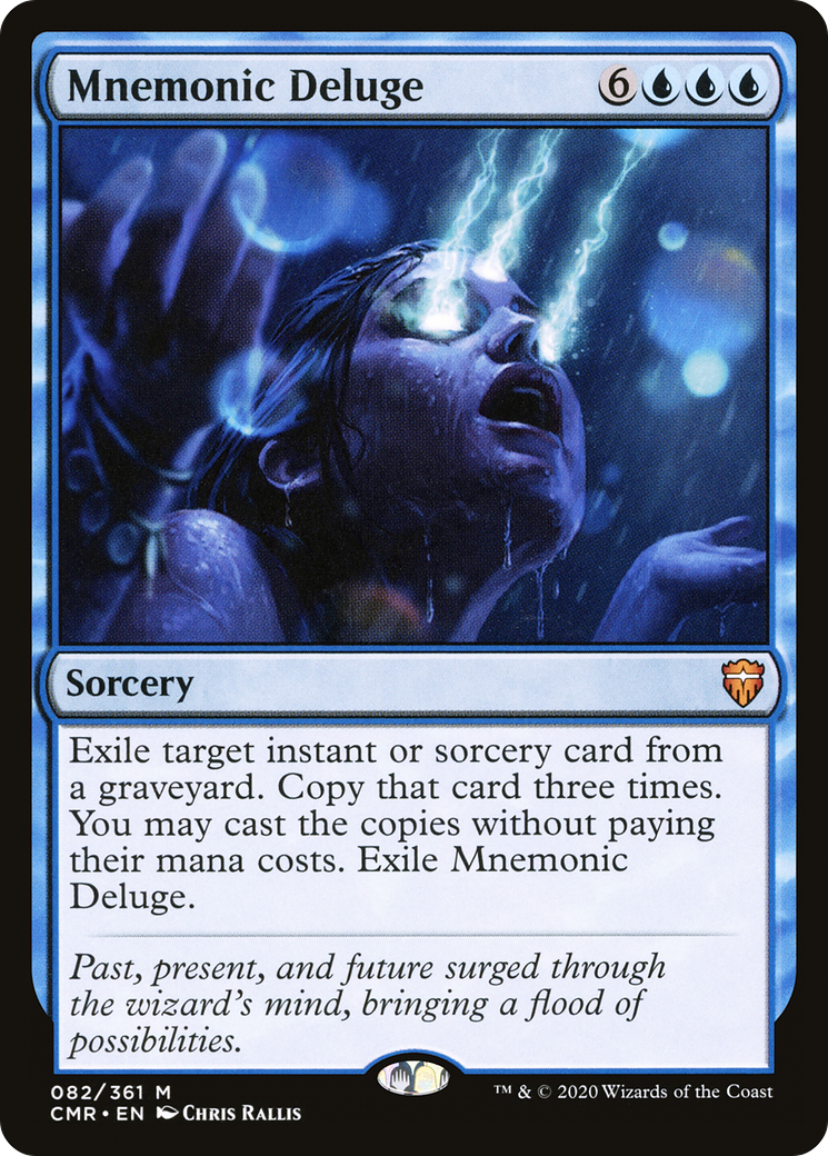 Mnemonic Deluge (CMR-082) - Commander Legends Foil