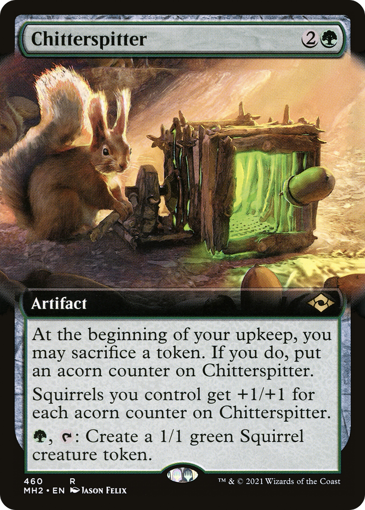 Chitterspitter (Extended Art) (MH2-460) - Modern Horizons 2: (Extended Art) Foil