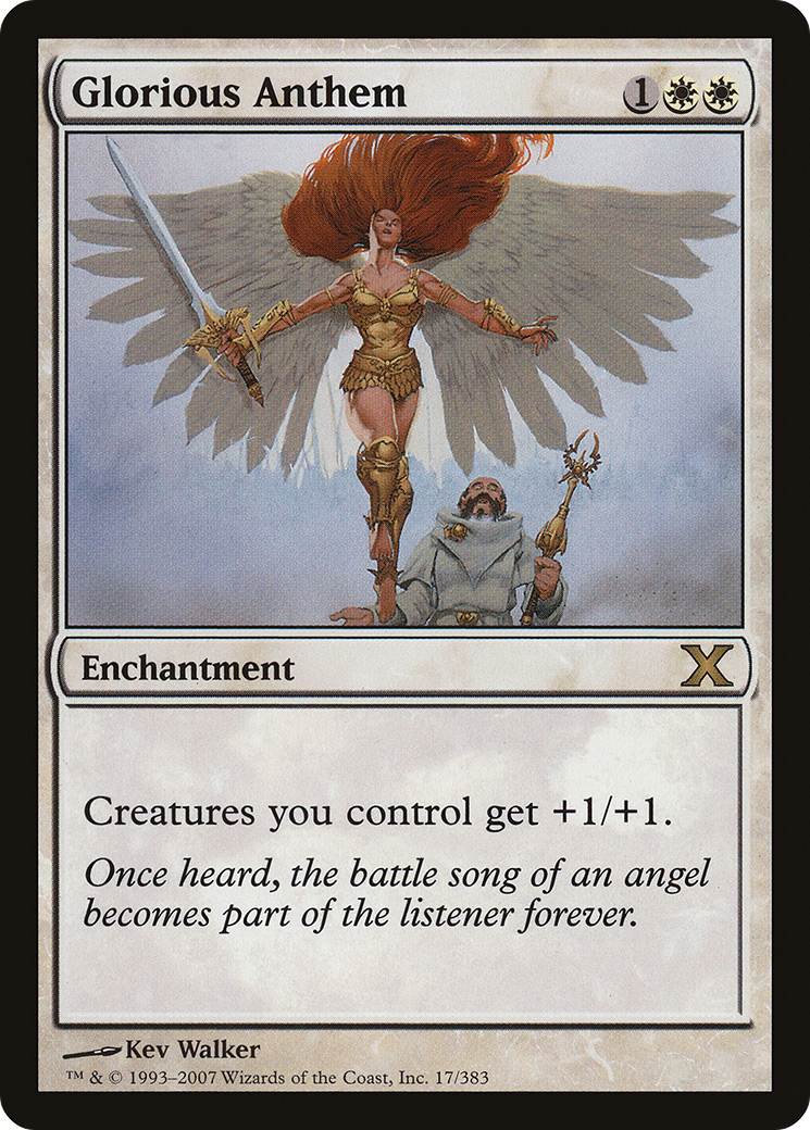 Glorious Anthem (10E-017) - Tenth Edition Foil