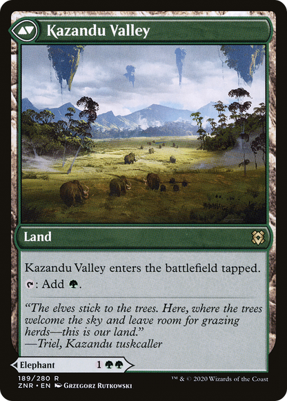Kazandu Mammoth (ZNR-189) - Zendikar Rising