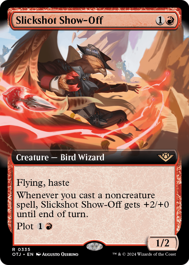 Slickshot Show-Off (Extended Art) (OTJ-335) - Outlaws of Thunder Junction: (Extended Art)