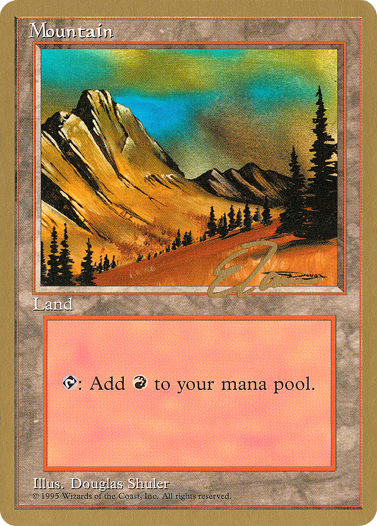 Mountain (C) - 1996 Eric Tam (4ED) (WCD-ET375) - Pro Tour Collector Set