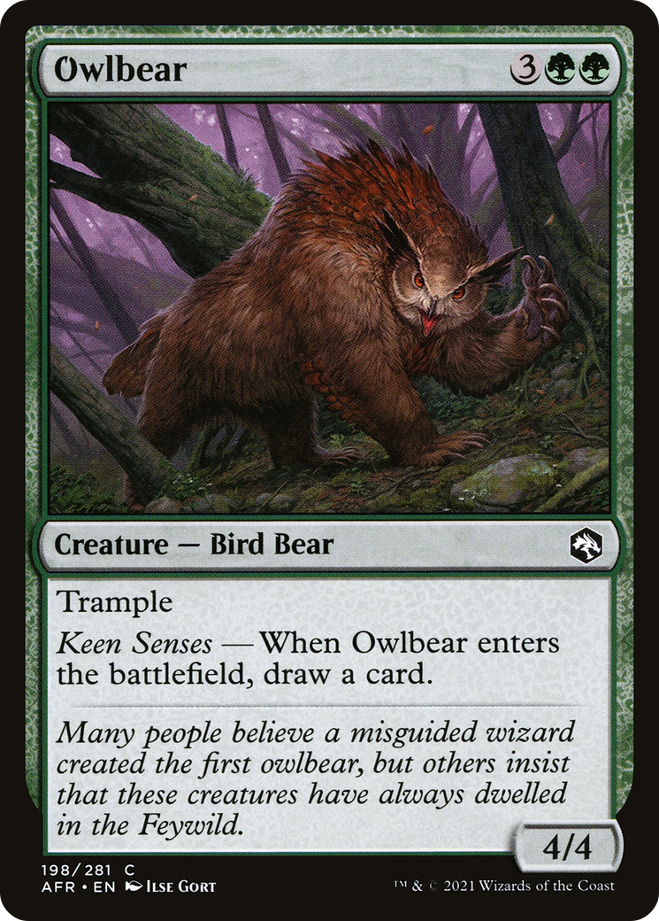 Owlbear (AFR-198) - Adventures in the Forgotten Realms Foil