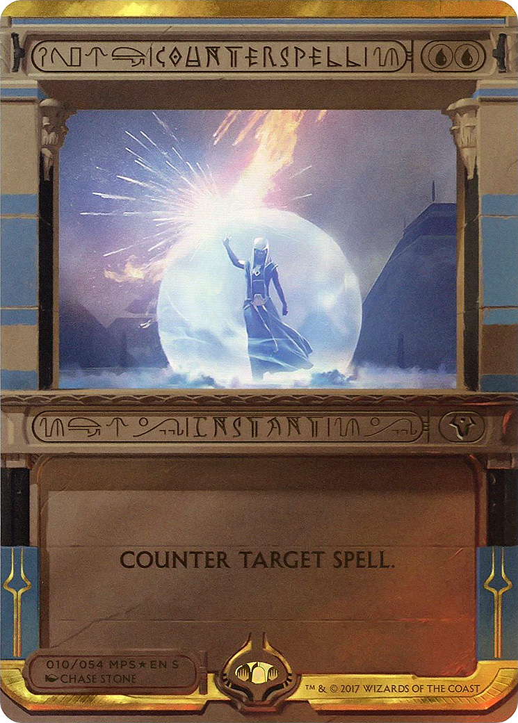 Counterspell (MPS2-010) - Amonkhet Invocations (Borderless) Foil
