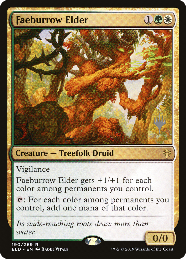 Faeburrow Elder (PPELD-190) - Throne of Eldraine Promos Foil