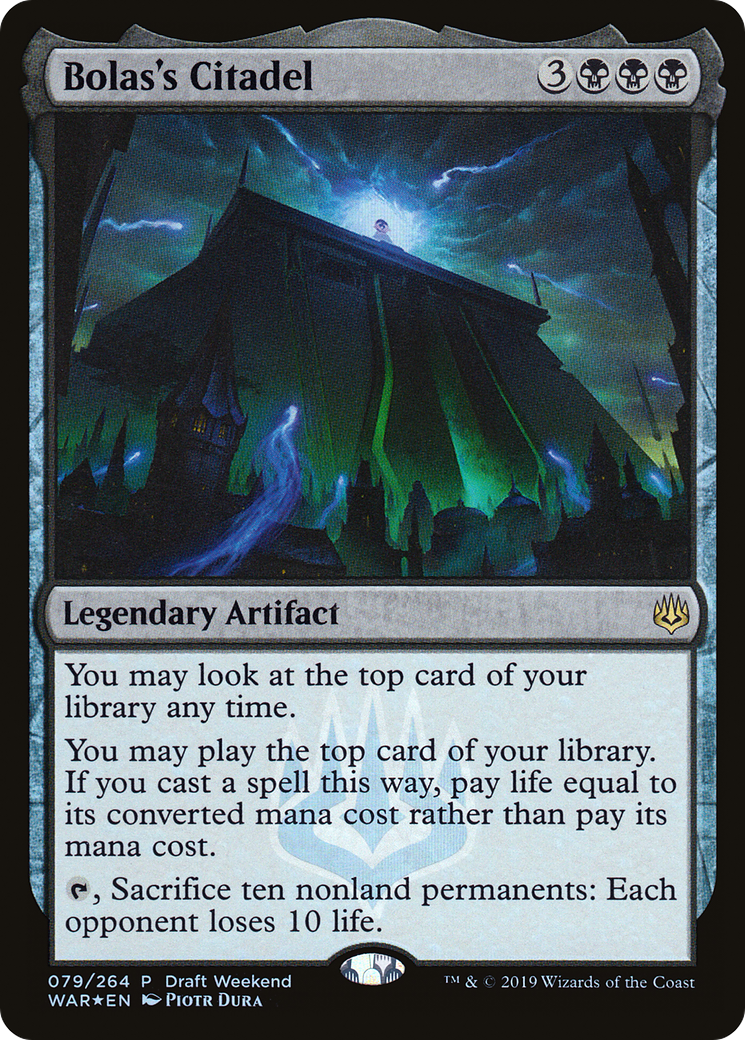 Bolas's Citadel (Draft Weekend) (LARP-079) - War of the Spark Promos Foil