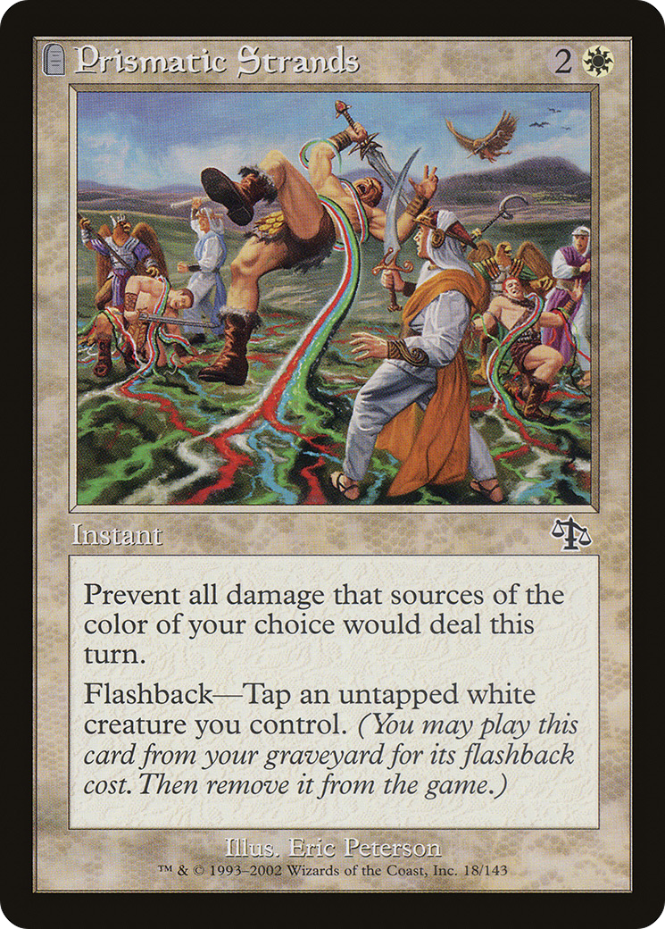 Prismatic Strands (JUD-018) - Judgment: (tombstone) Foil