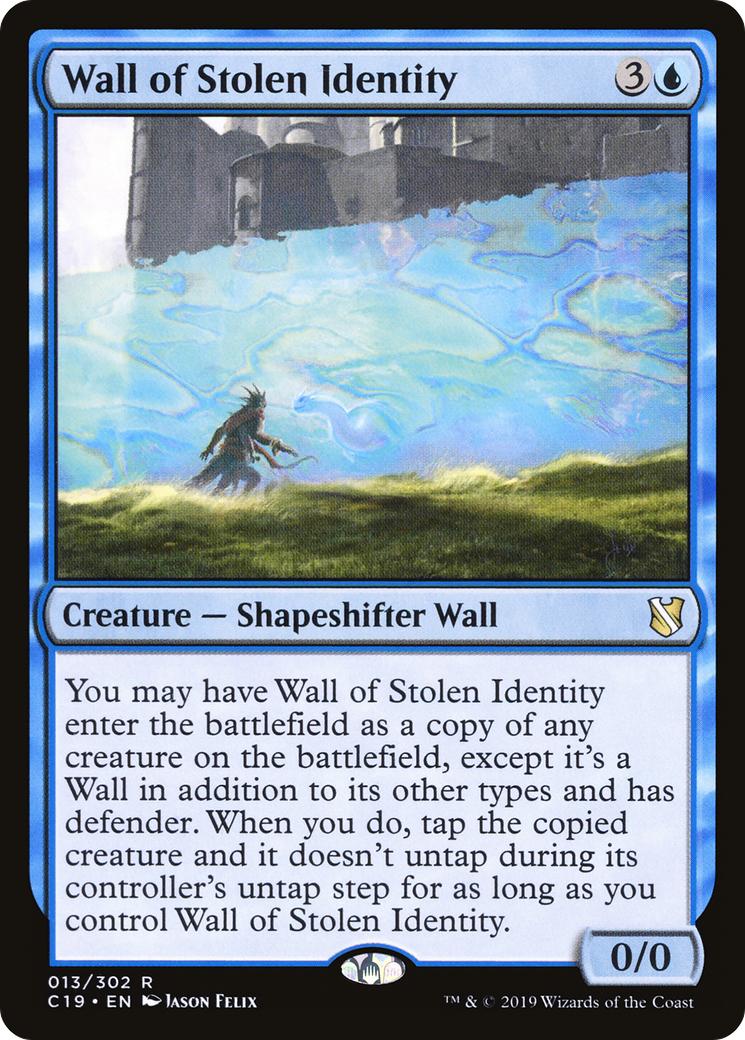 Wall of Stolen Identity (C19-013) - Commander 2019