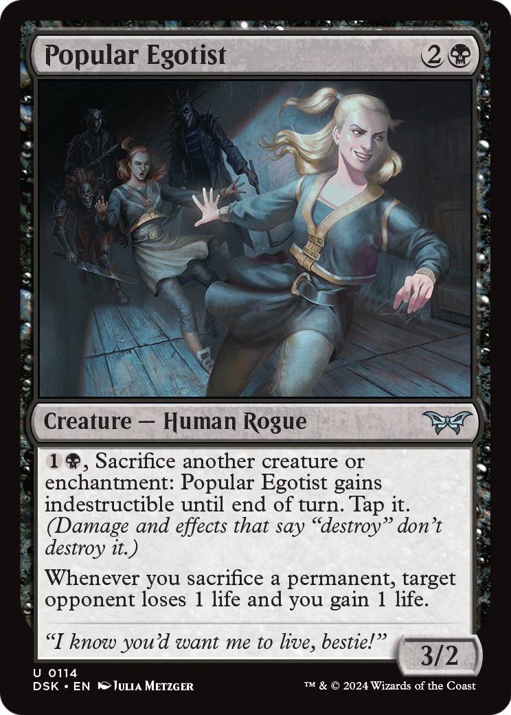 Popular Egotist (DSK-114) - Duskmourn: House of Horror