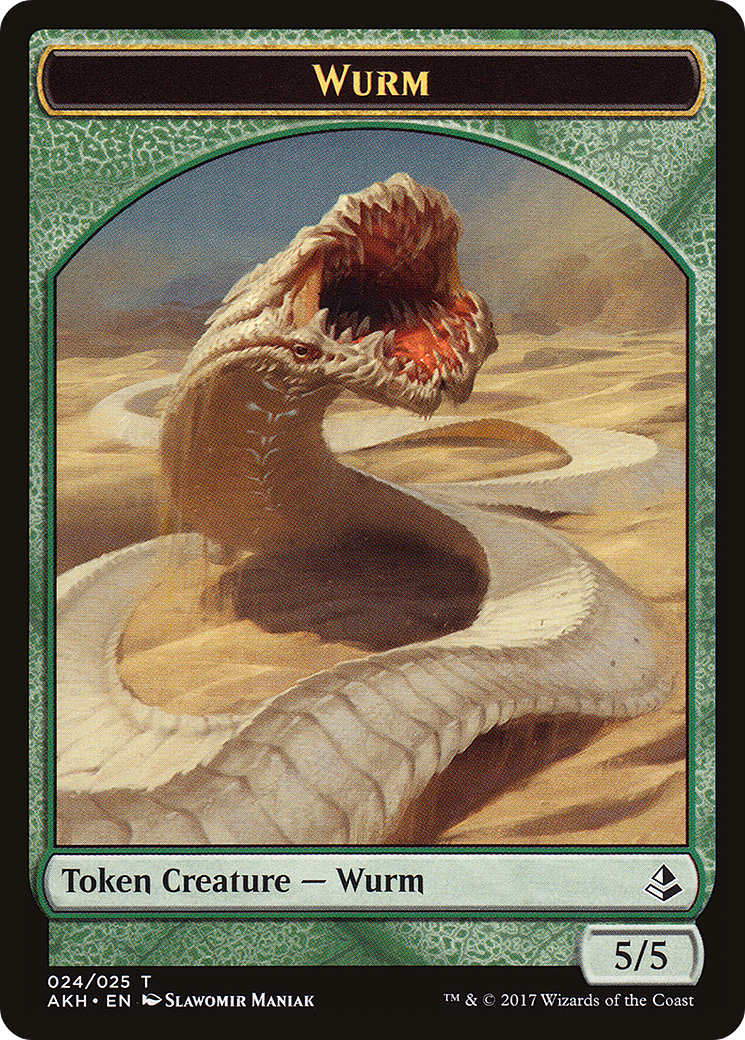 Wurm Token (AKH-024) - Amonkhet Tokens