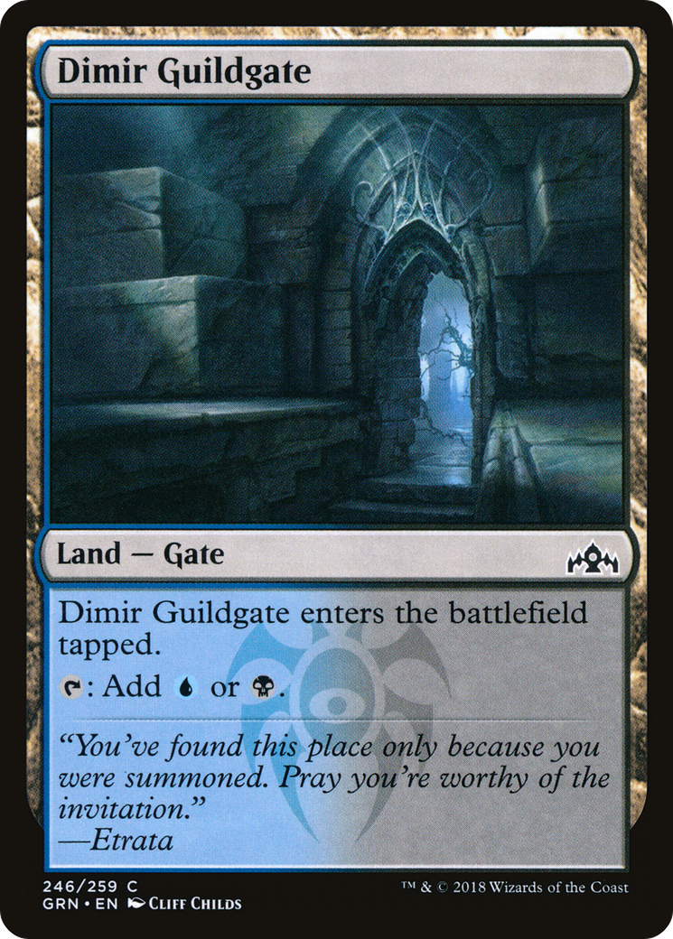 Dimir Guildgate (246) (GRN-246) - Guilds of Ravnica