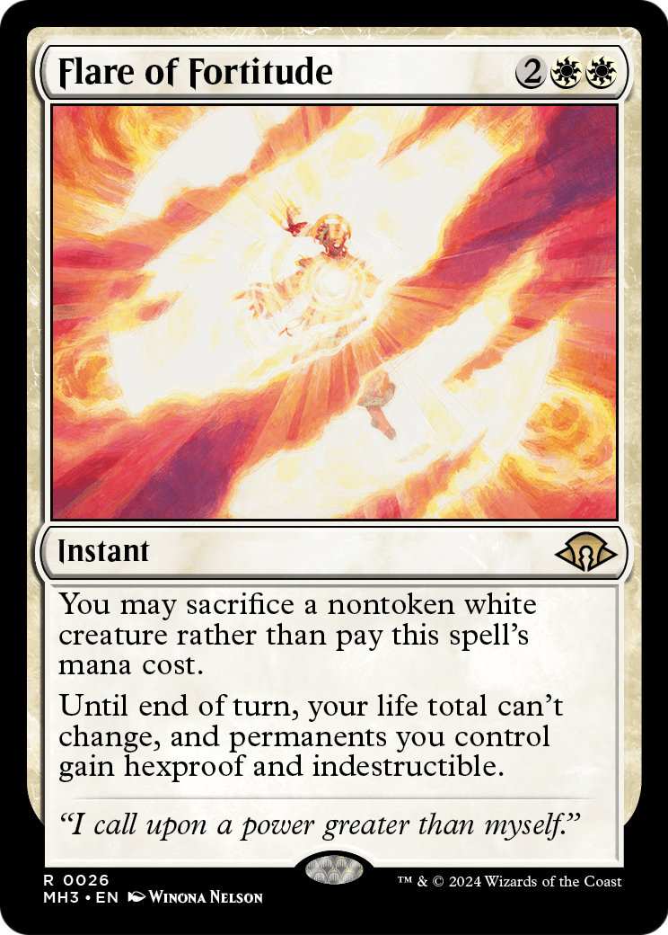 Flare of Fortitude (MH3-026) - Modern Horizons 3 Foil