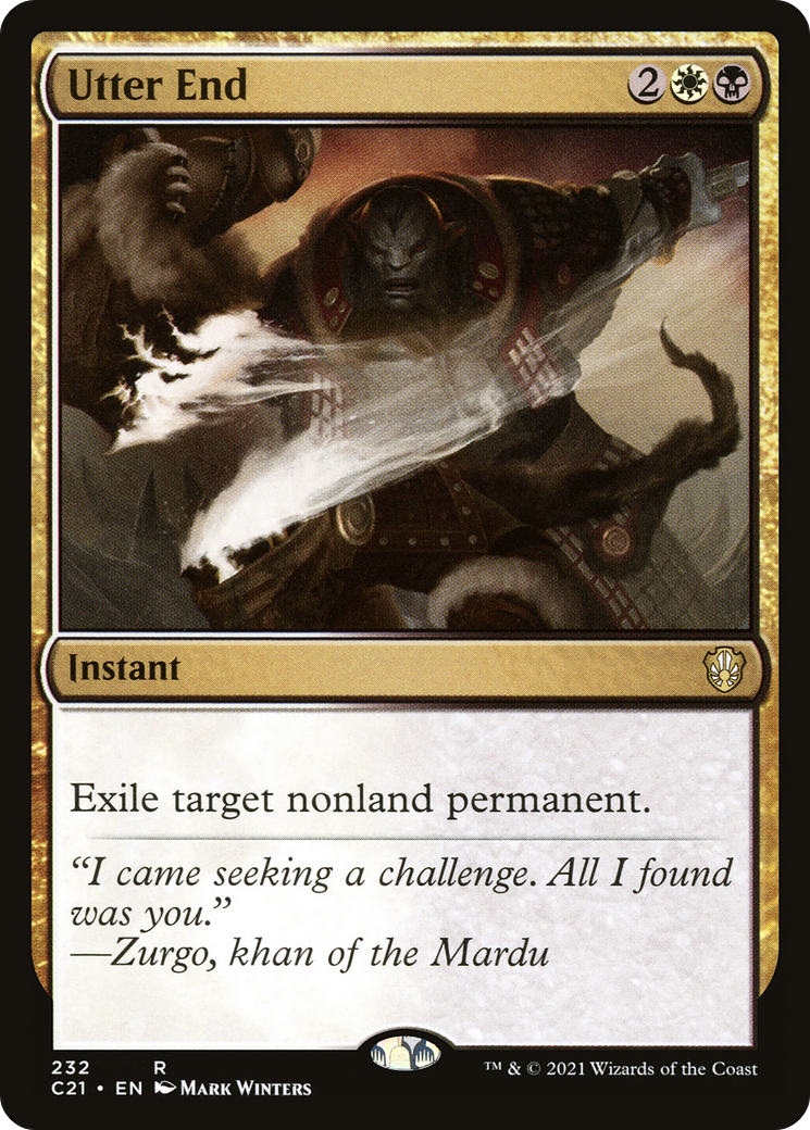 Utter End (C21-232) - Commander 2021