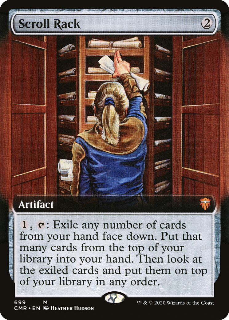 Scroll Rack (Extended Art) (CMR-699) - Commander Legends: (Extended Art) Foil