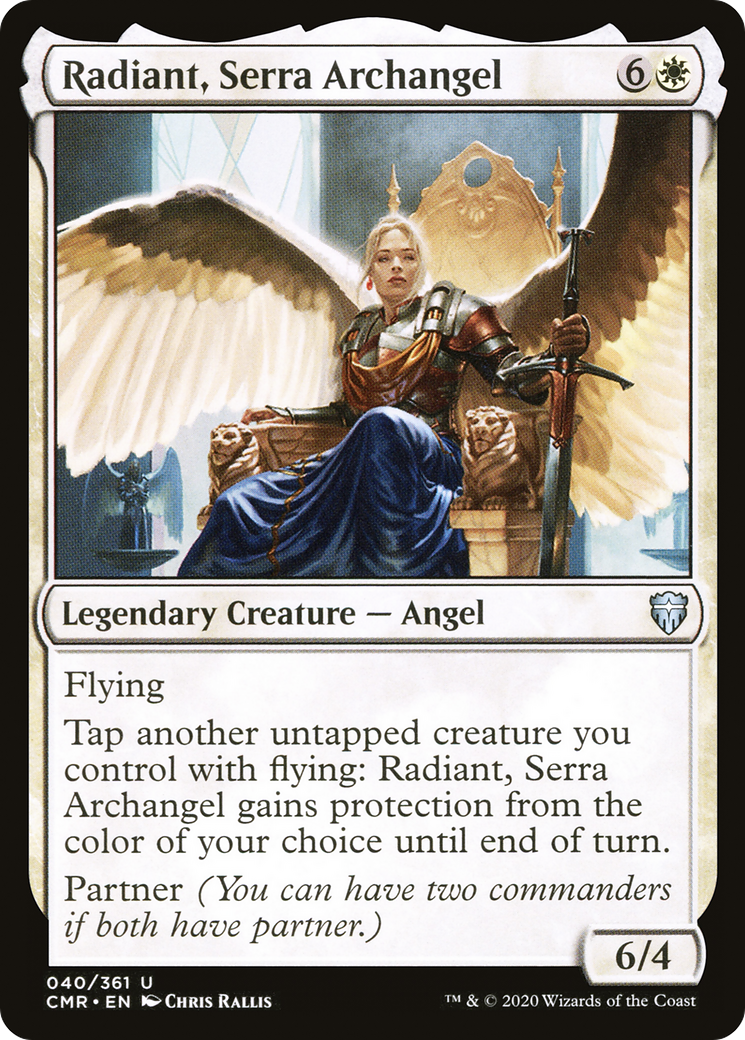 Radiant, Serra Archangel (CMR-040) - Commander Legends Foil