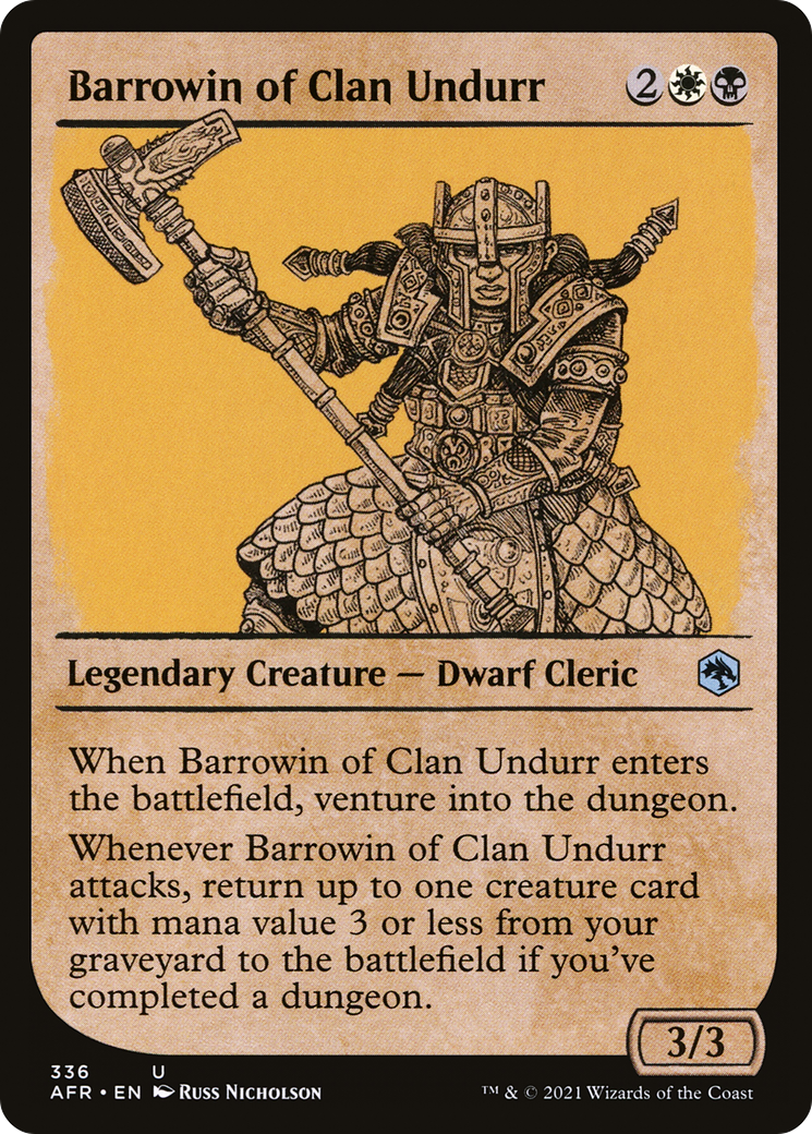 Barrowin of Clan Undurr (Showcase) (AFR-336) - Adventures in the Forgotten Realms: (Showcase)