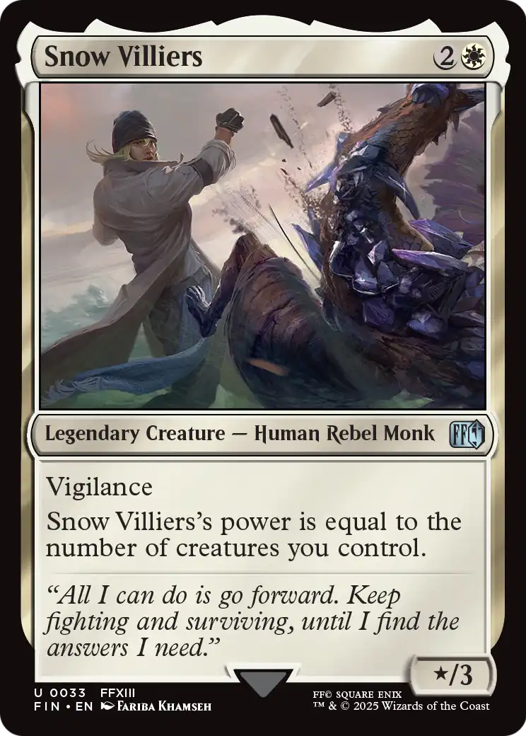 Snow Villiers (FIN-033) - FINAL FANTASY